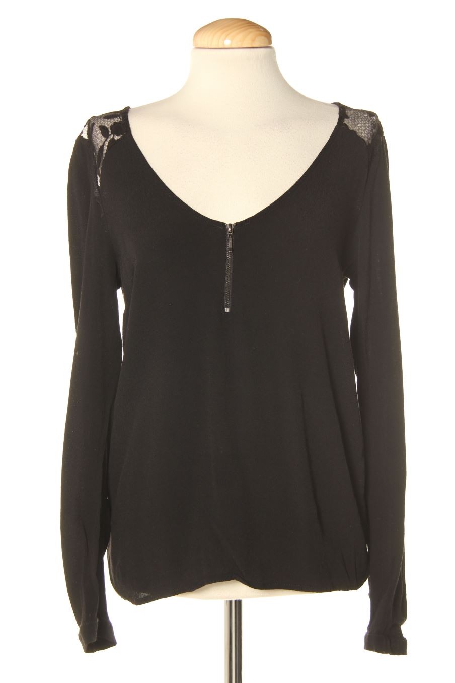 Blouse à manches longues Naf Naf de la taille M, de couleur noir