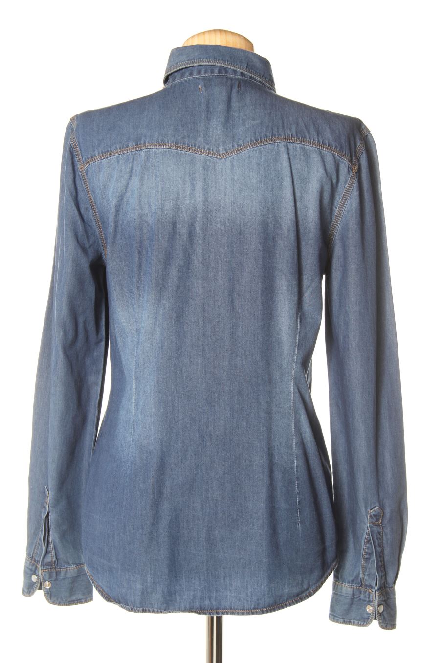 Hemd von Springfield Größe 38, Farbe Blau, aus Jeanskleidung für