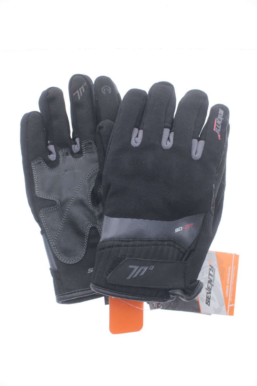 Guantes de Seventy de la talla Única, de color negro