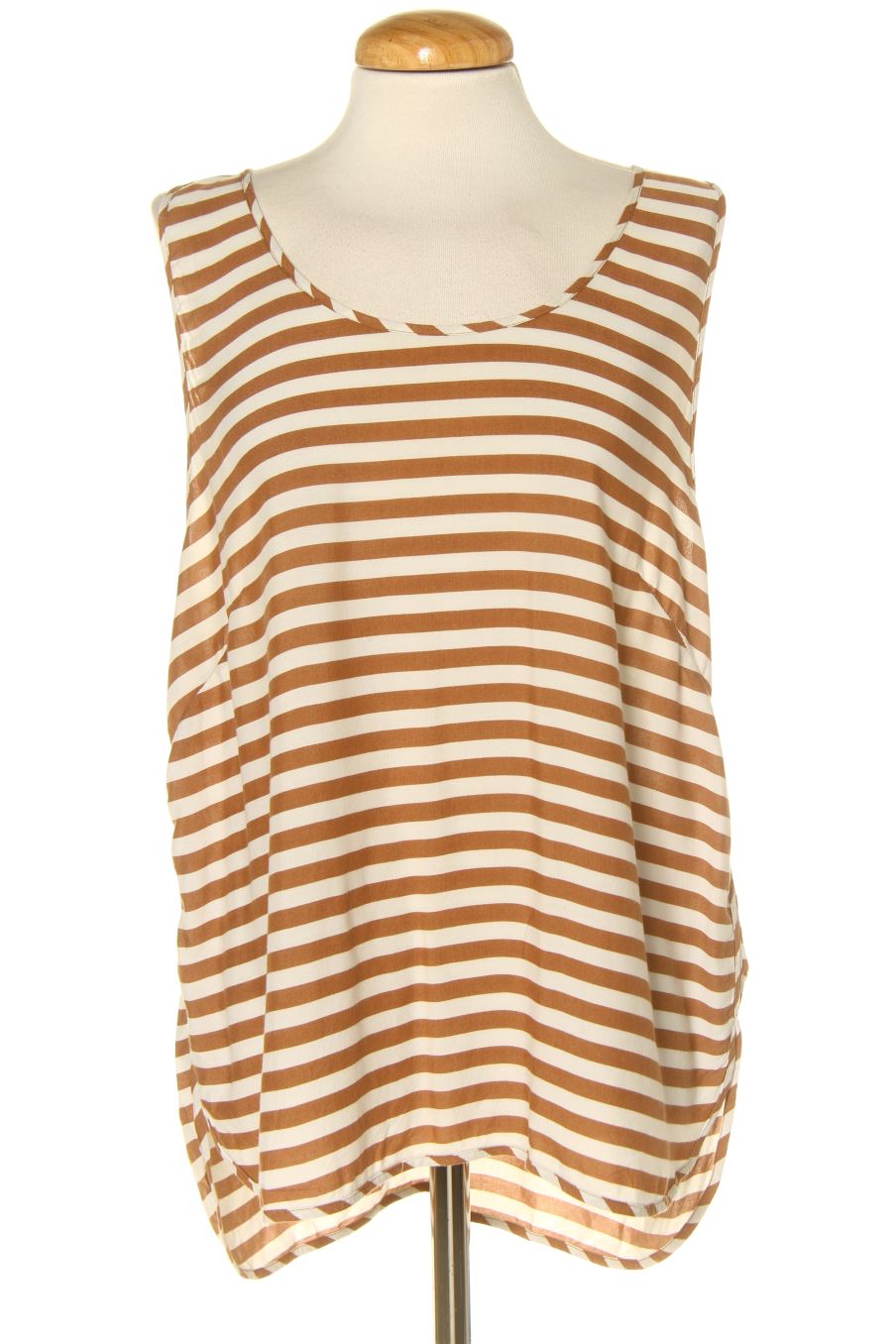 Blouse à manches courtes H&M de la taille 46, de couleur rayures