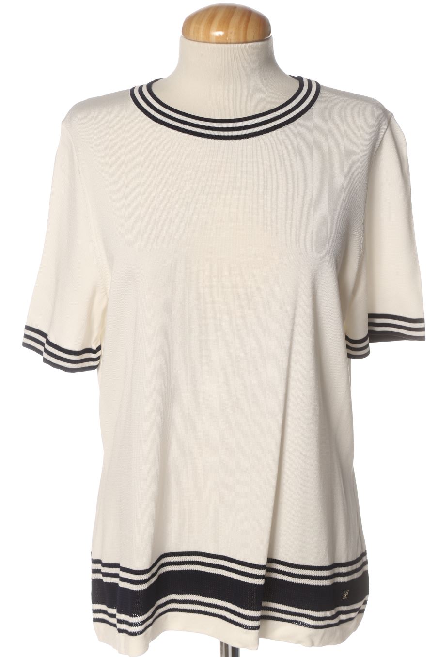 Pull Carolina Herrera de la taille L, de couleur blanc