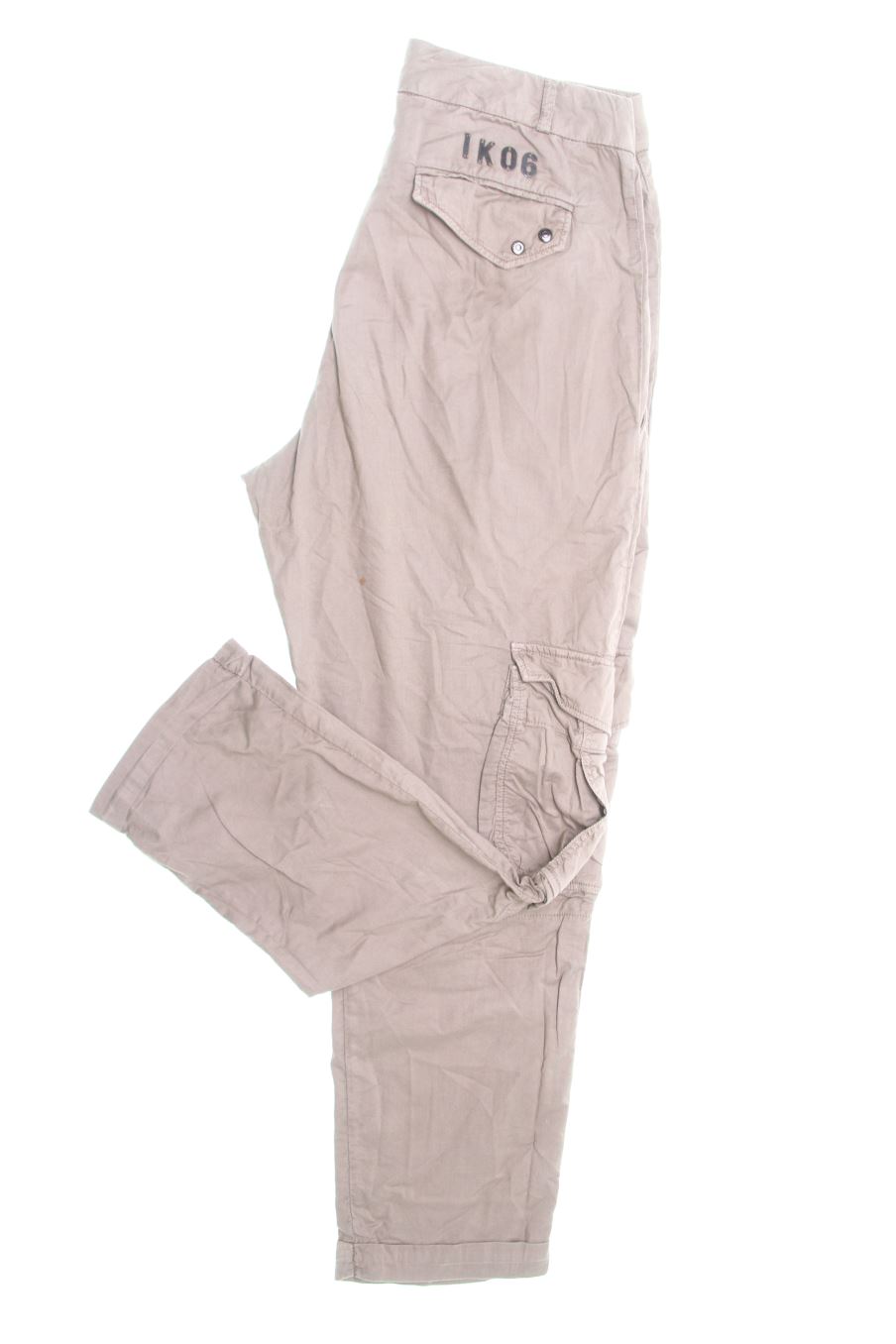 Pantalón Casual de Ikks de la talla 38, de color gris