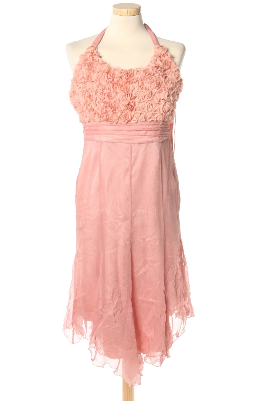 Vestido elegante de Etiem de la talla 40, de color rosa de seda