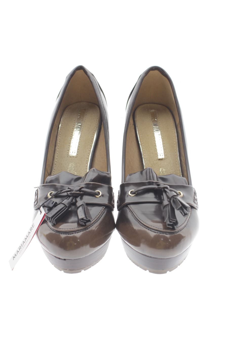 Zapatos de tacon de MariaMare de la talla 37, de color marrón de