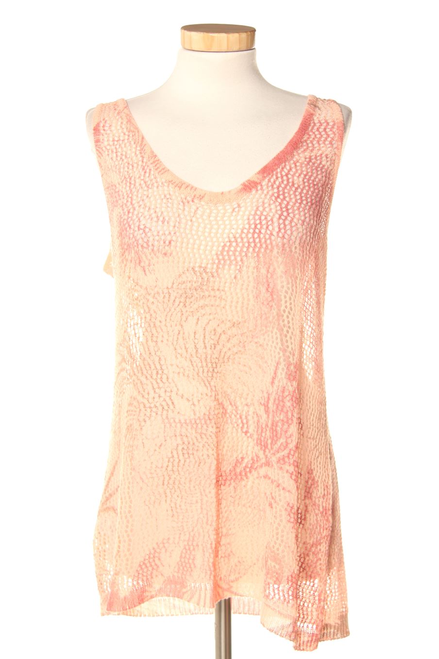 Top Surkana de la taille XL, de couleur rose