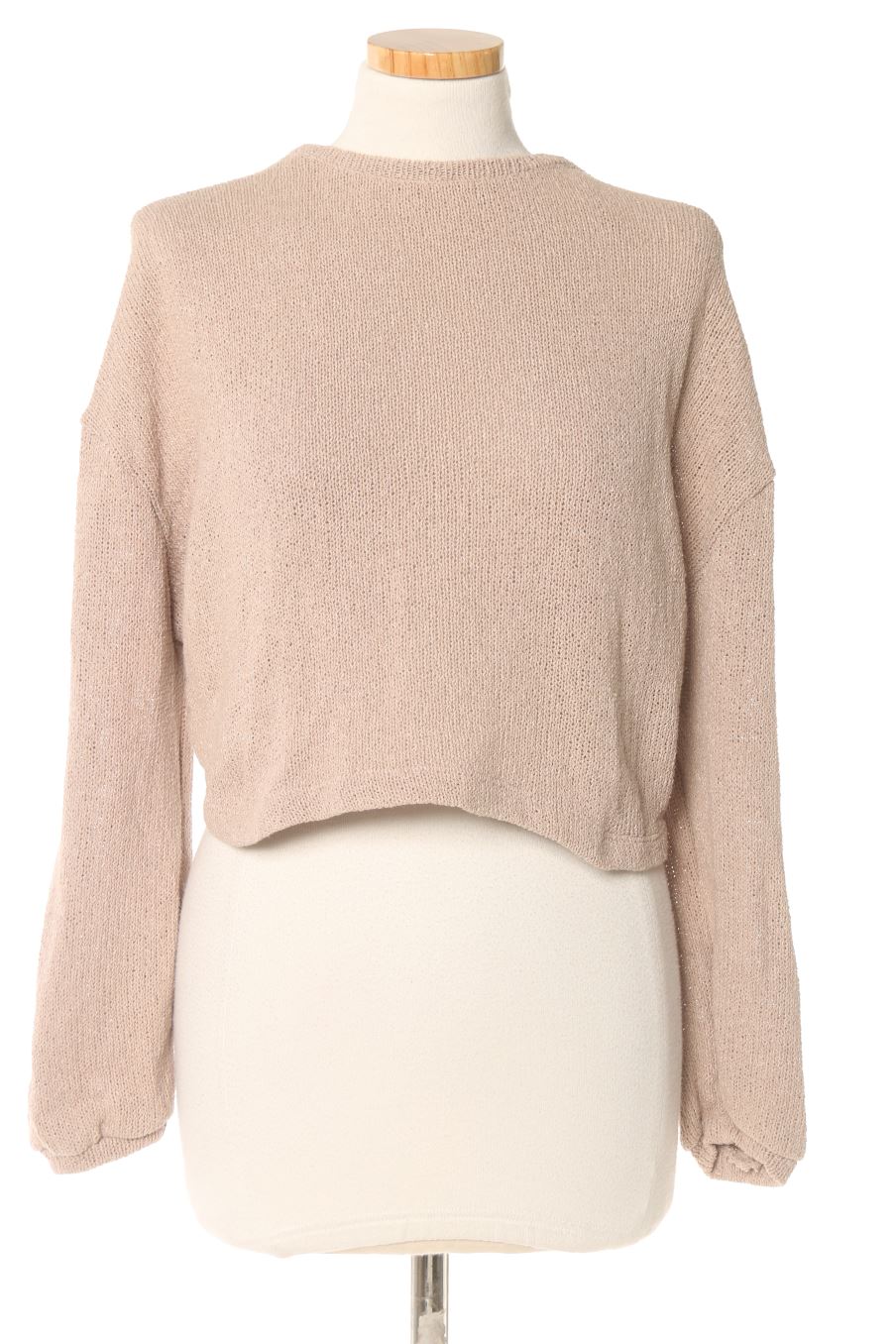 Jerseys de Pull & Bear de la talla S, de color beige