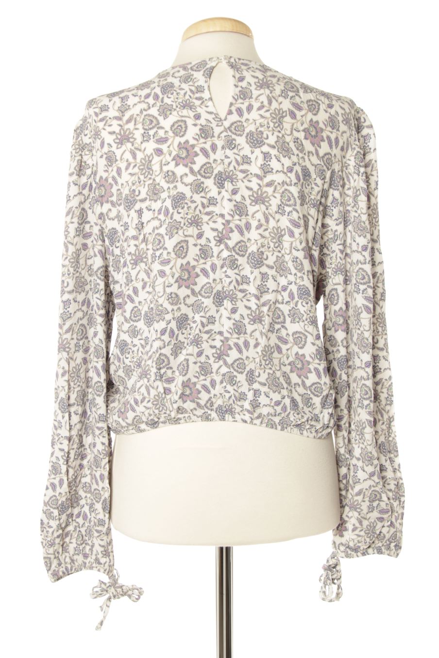 Blouse à manches longues H&M de la taille L, de couleur fleurs