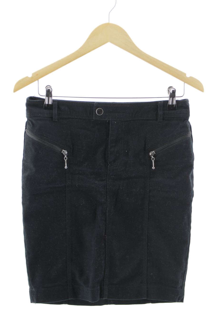 Gonna de Zara de la talla S, de color nero