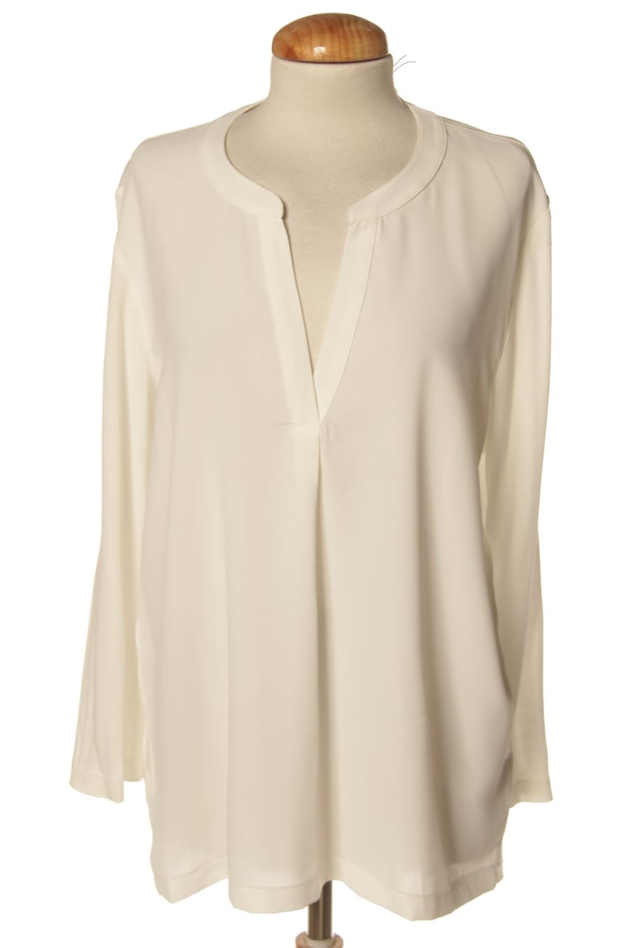 Blouse à manches longues Tom tailor de la taille L, de couleur blanc