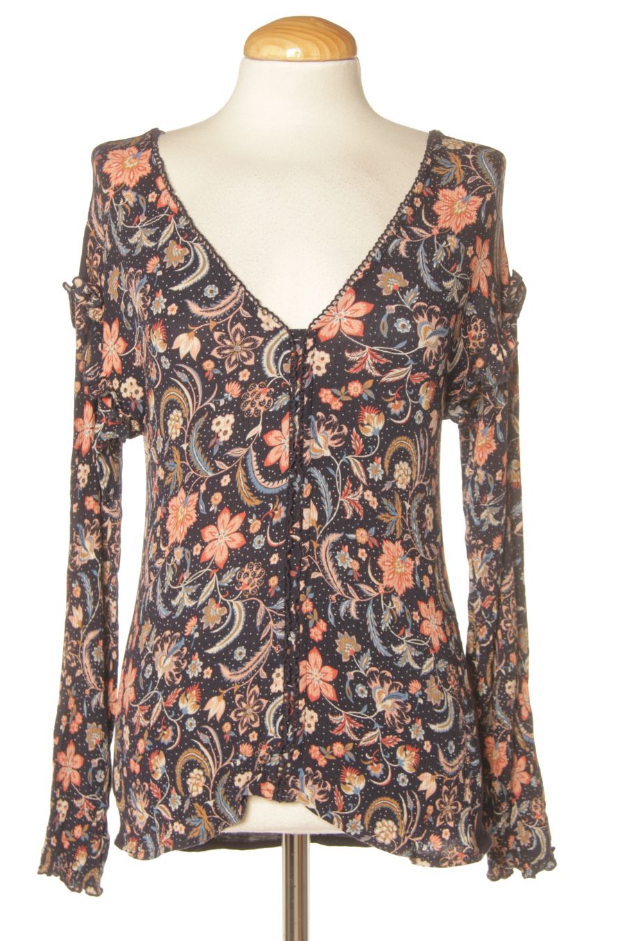 Blouse à manches longues Springfield de la taille S, de couleur imprimés