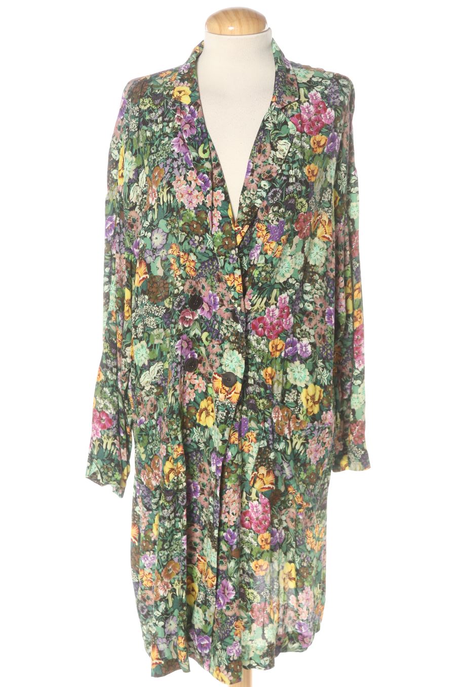 Vestido casual de Mango de la talla M, de color flores