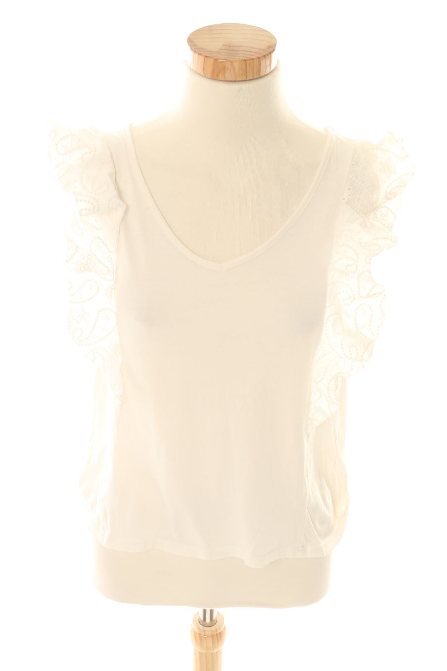 Top de Springfield de la talla S, de color blanco