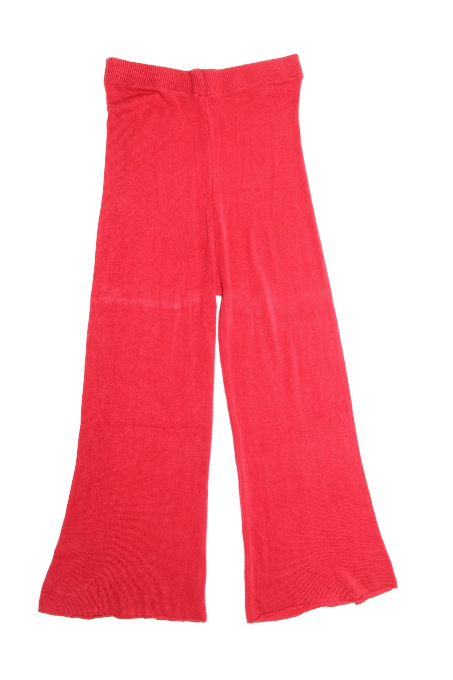Pantalón Casual de Made in italy de la talla XS, de color rojo