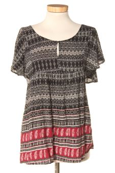 Kurzärmelige Bluse S Stradivarius, Foto 1 von 2