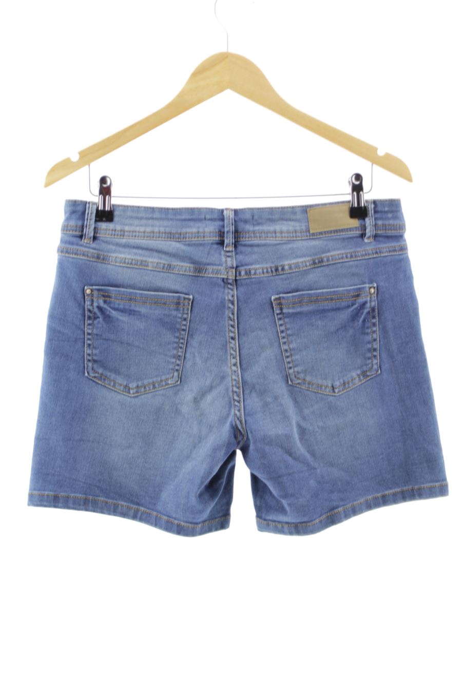 Pantalones cortos de Promod de la talla 44, de color azul de ropa vaquera