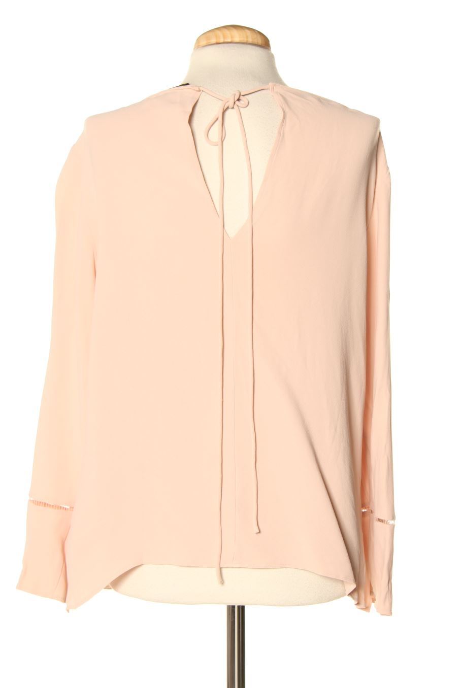 Blouse à manches longues Massimo Dutti de la taille L, de couleur rose
