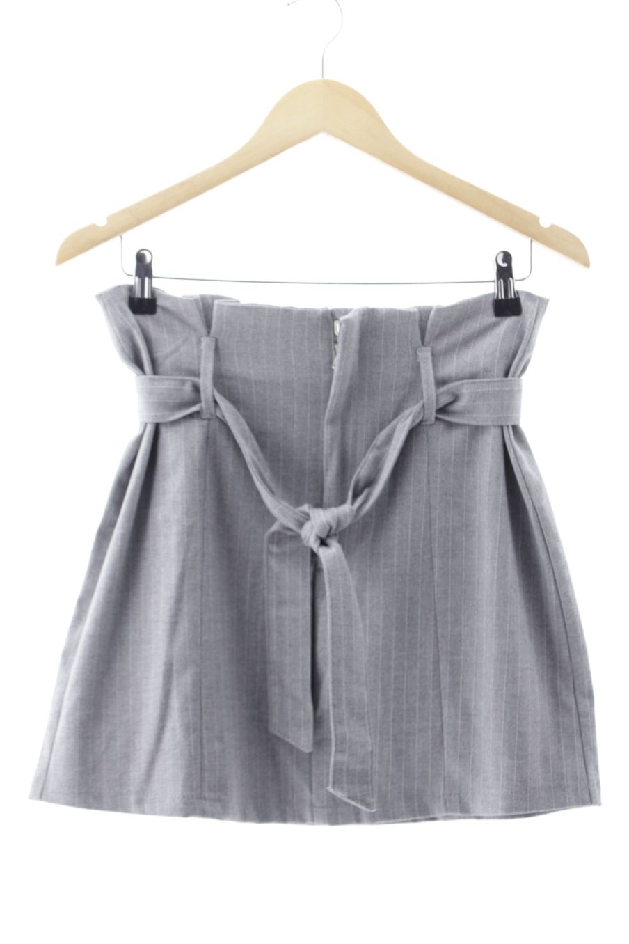 Falda de Bershka de la talla L, de color gris