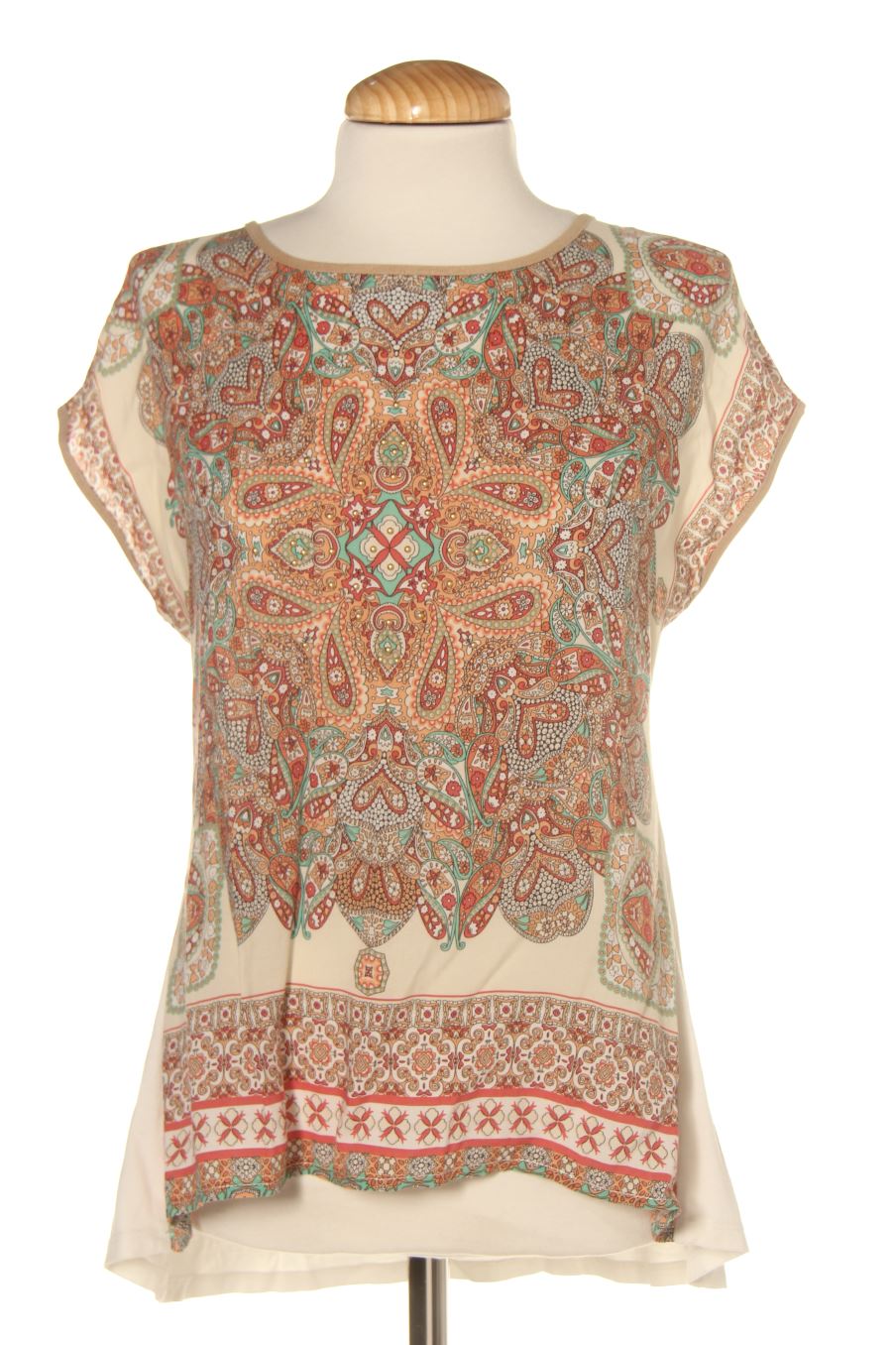 Blouse à manches courtes Promod de la taille M, de couleur imprimés