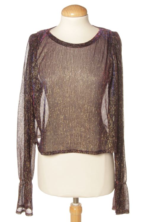 Blusa a maniche lunghe