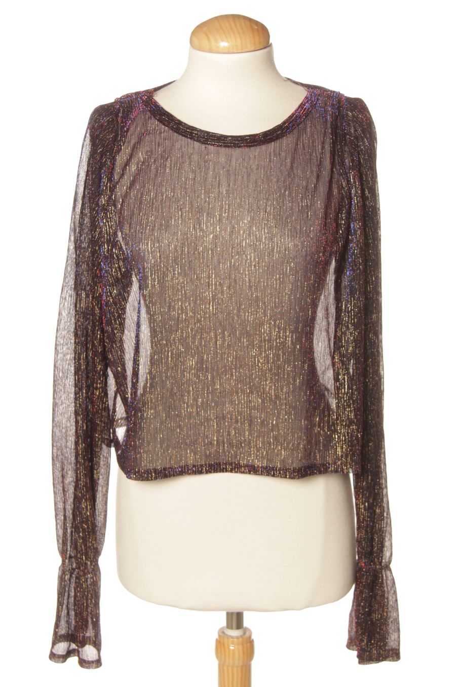 Blusa a maniche lunghe de Zara de la talla S, de color stampato