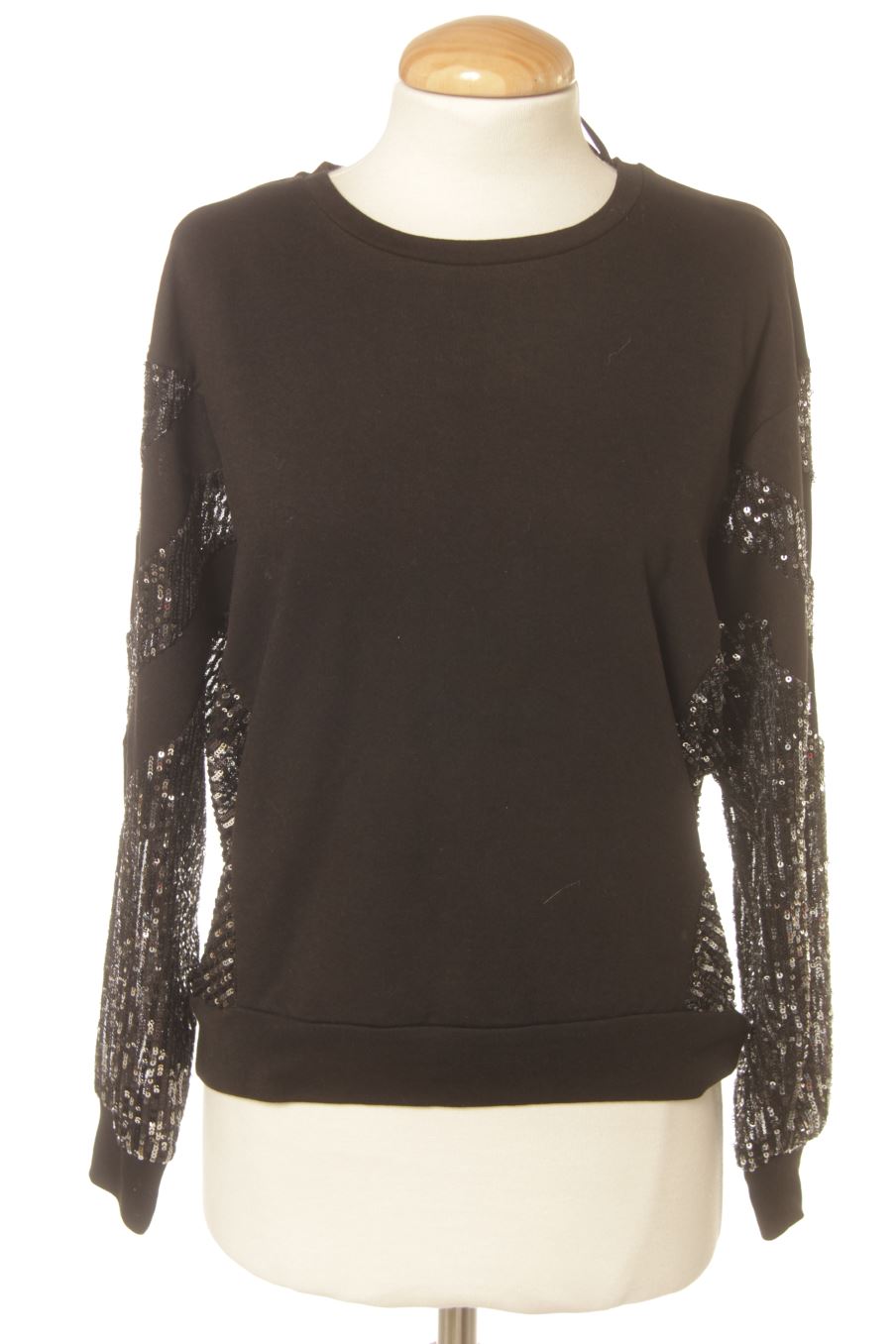 Sudadera de Naf Naf de la talla S, de color negro