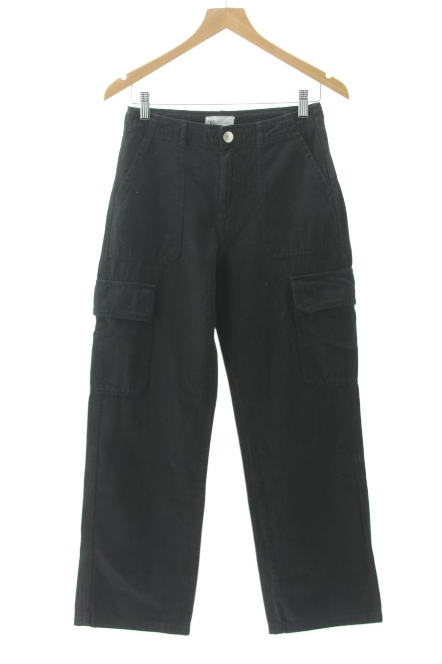 Jeans Zara de la taille 36, de couleur noir de denim