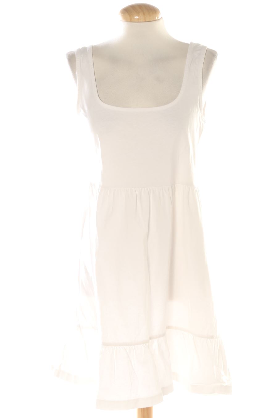 Robe casual Mango de la taille M, de couleur blanc