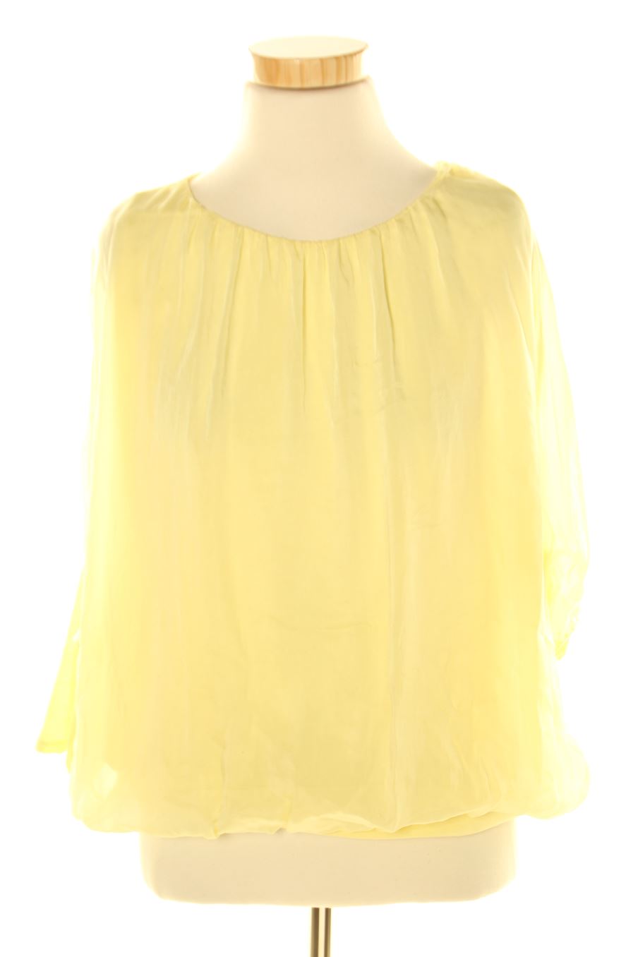 Blouse à manches longues Made in italy de la taille M, de couleur jaune