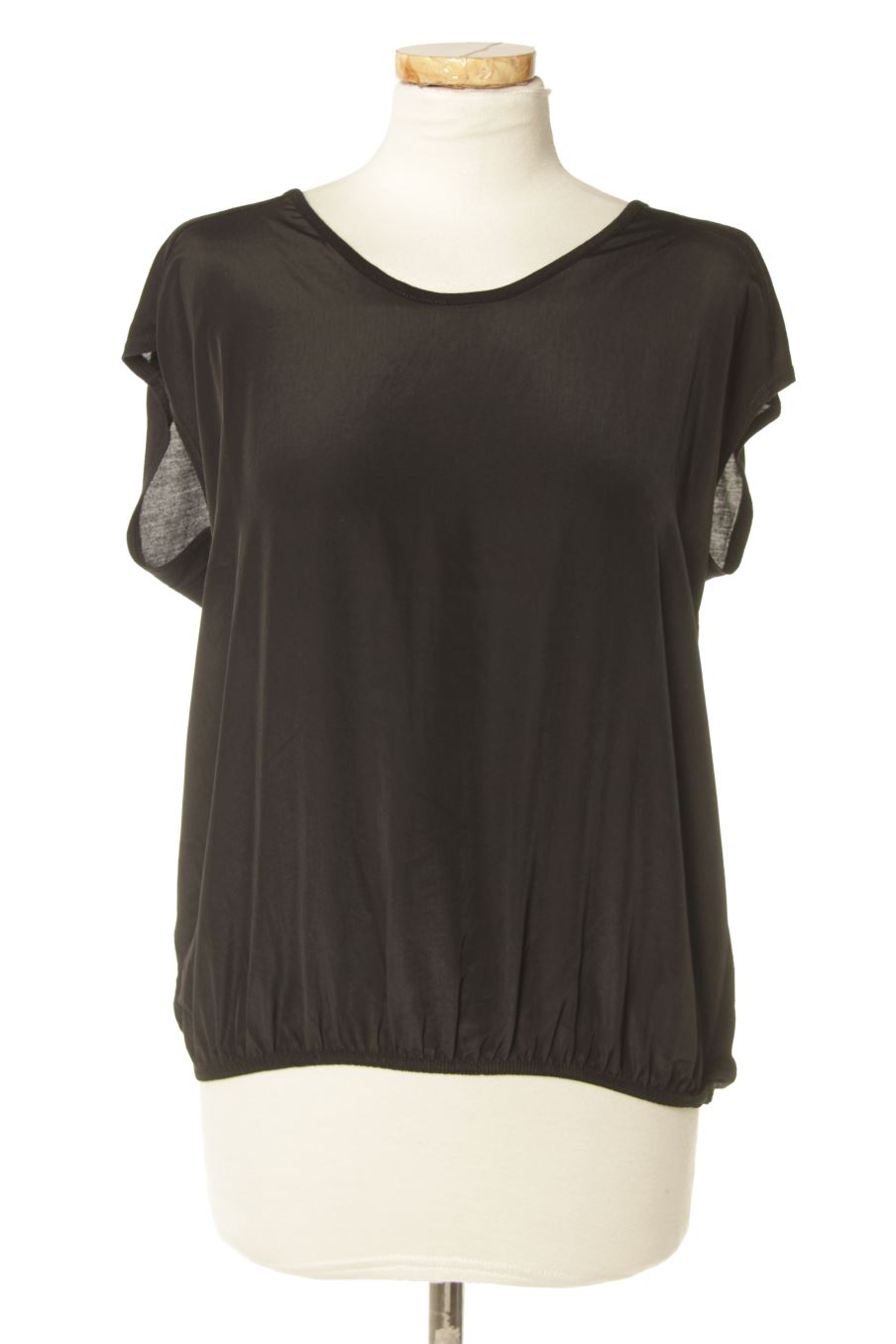 Blouse à manches courtes Promod de la taille S, de couleur noir