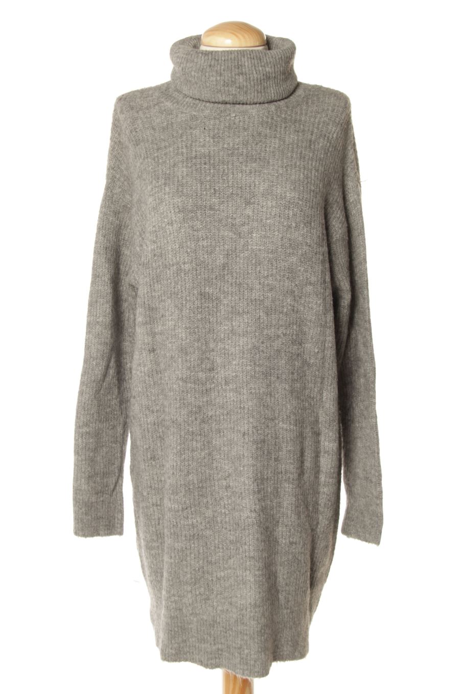Vestido casual de Mango de la talla M, de color gris