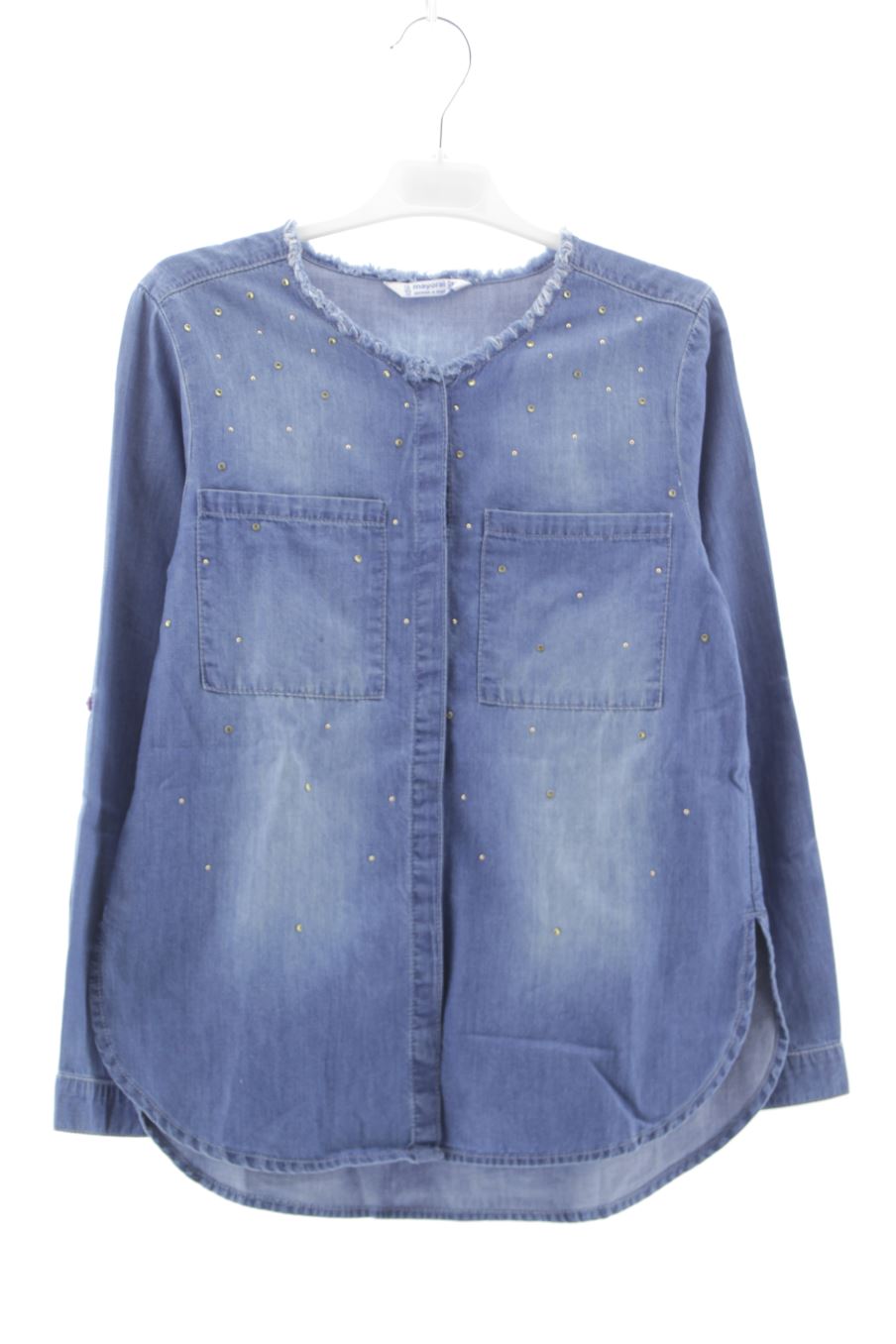 Blouse à manches longues Mayoral de la taille 12 ans de denim