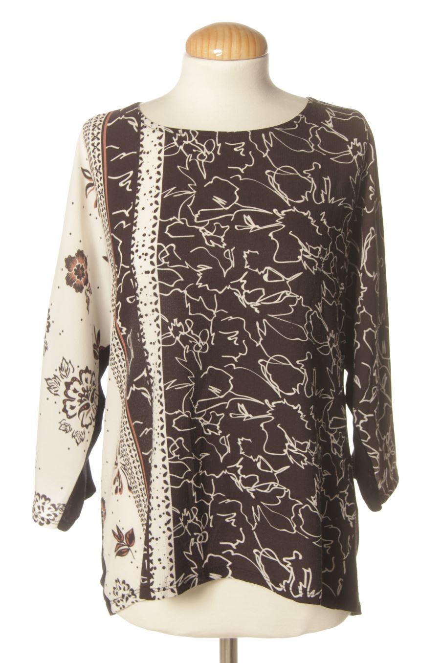Blouse à manches longues Bréal Collection de la taille M, de couleur imprimés