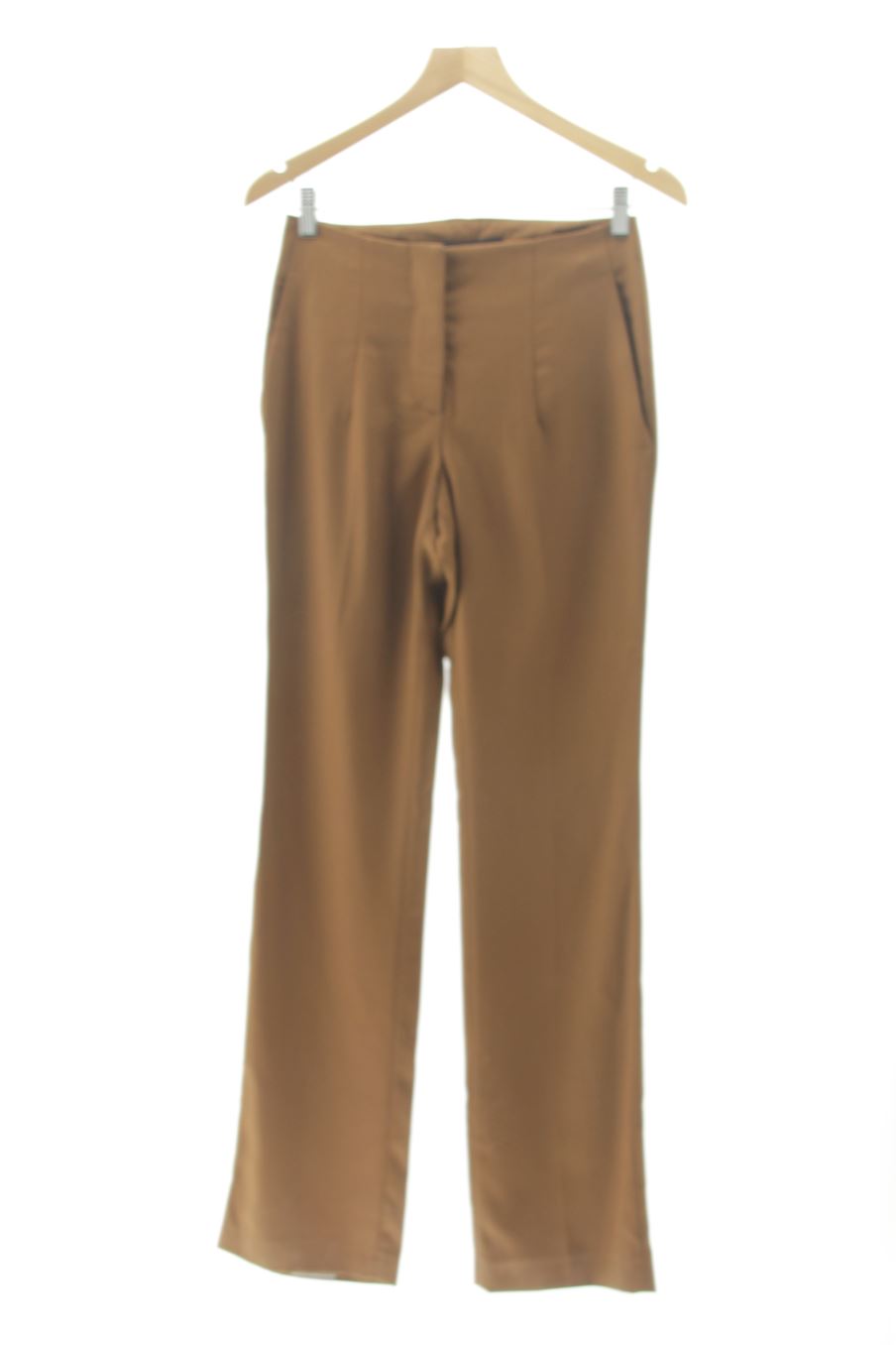 Pantaloni de Zara de la talla S, de color marrone