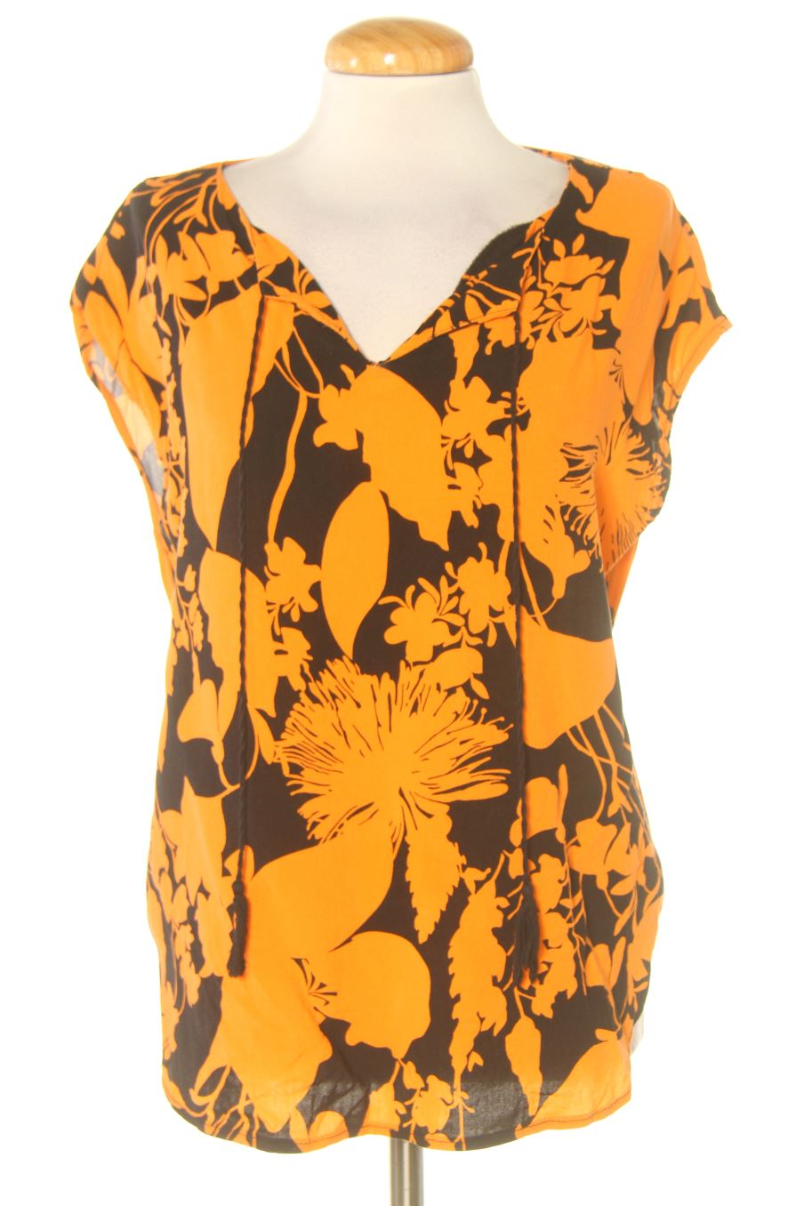 Aufwändiges Top von BGN Größe 40, Farbe Orange, für