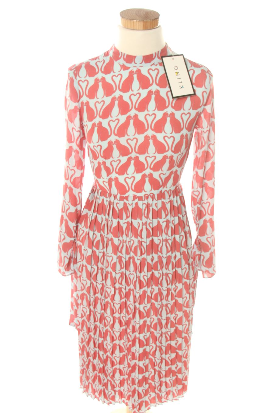Vestido casual de kling de la talla XS de color estampado