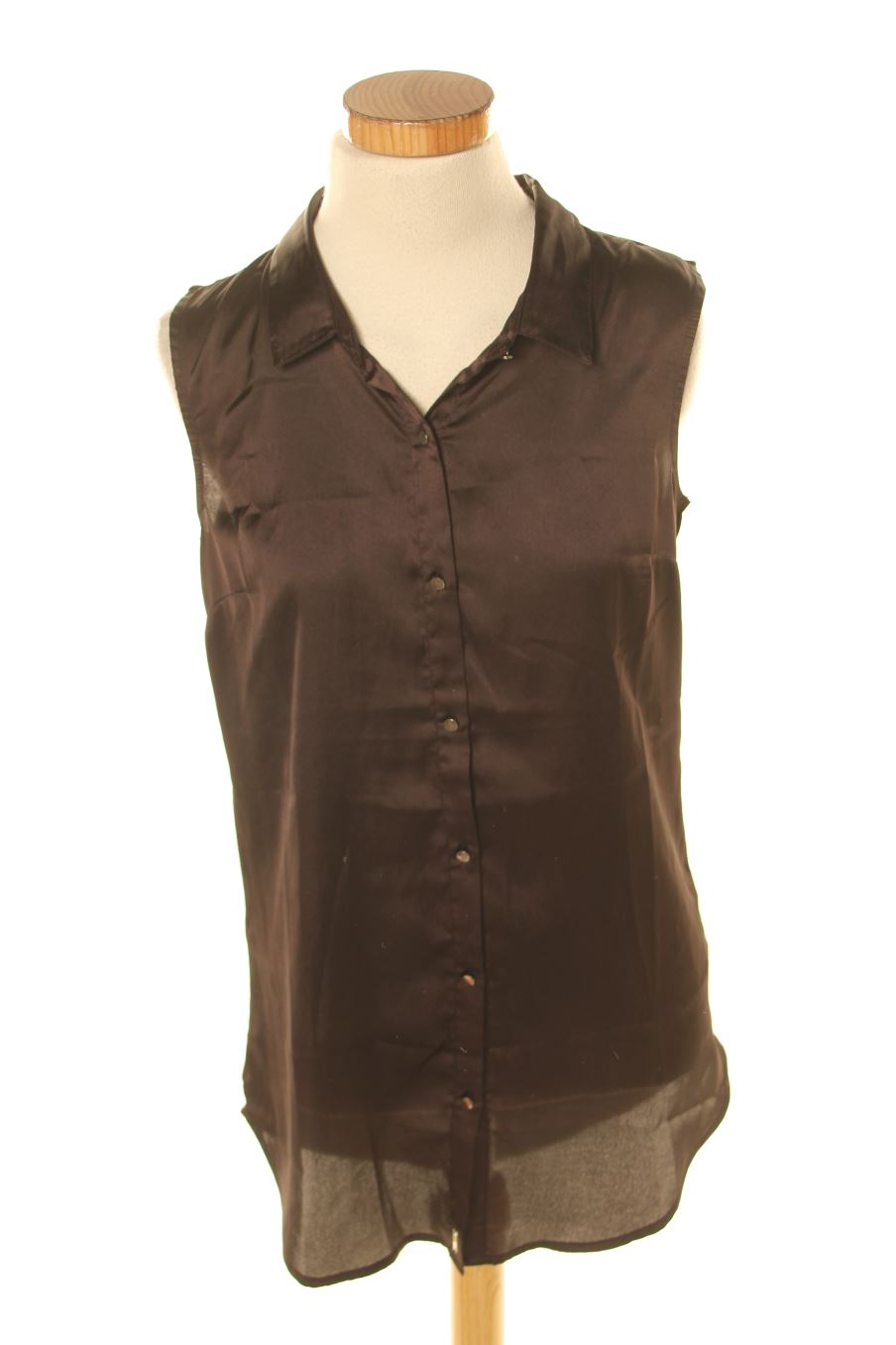 Chemise sans manches La City de la taille 36, de couleur noir