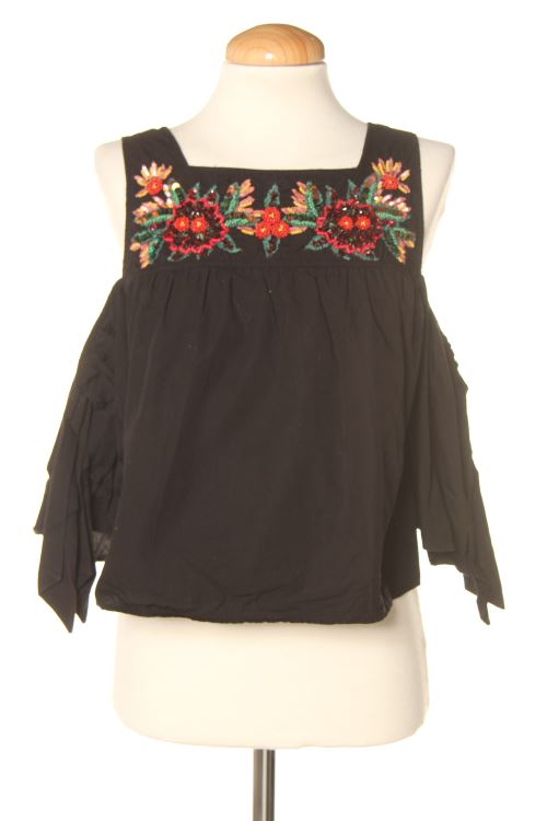 Blusa a maniche corte
