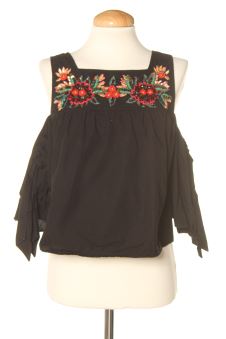 Kurzärmelige Bluse S Zara, Foto 1 von 2