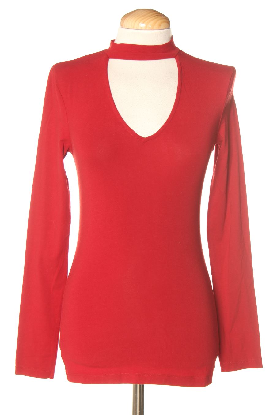 Camiseta roja bershka clearance