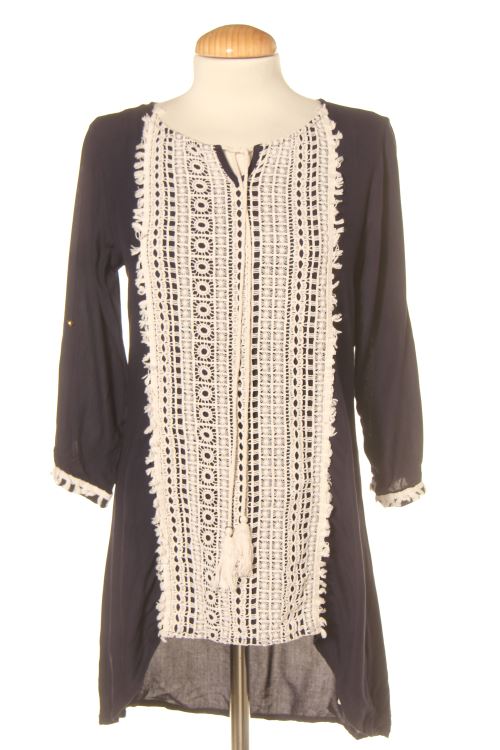 Blusa a maniche lunghe