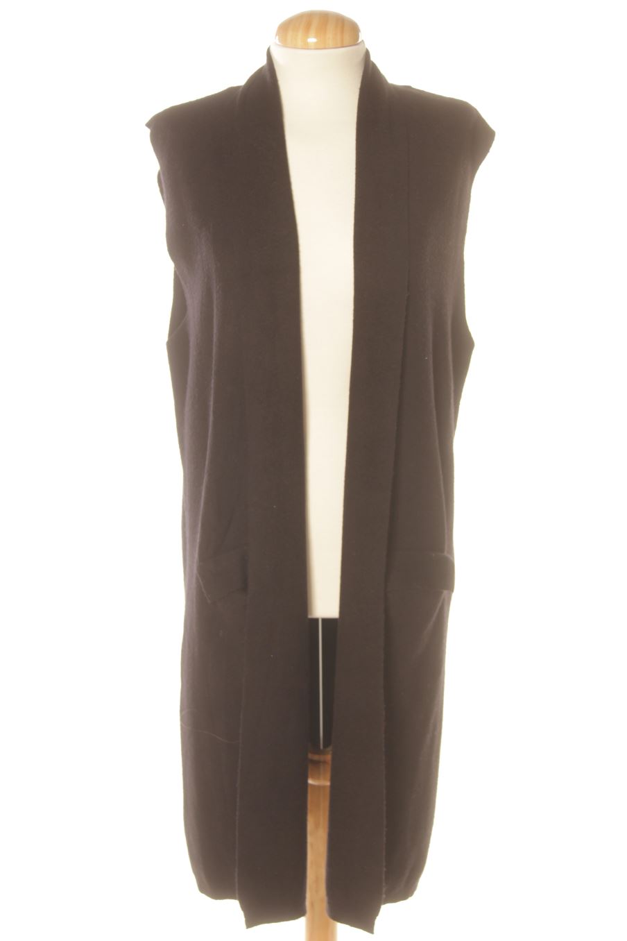 Gilet di stoffa de Pieces de la talla M, de color nero