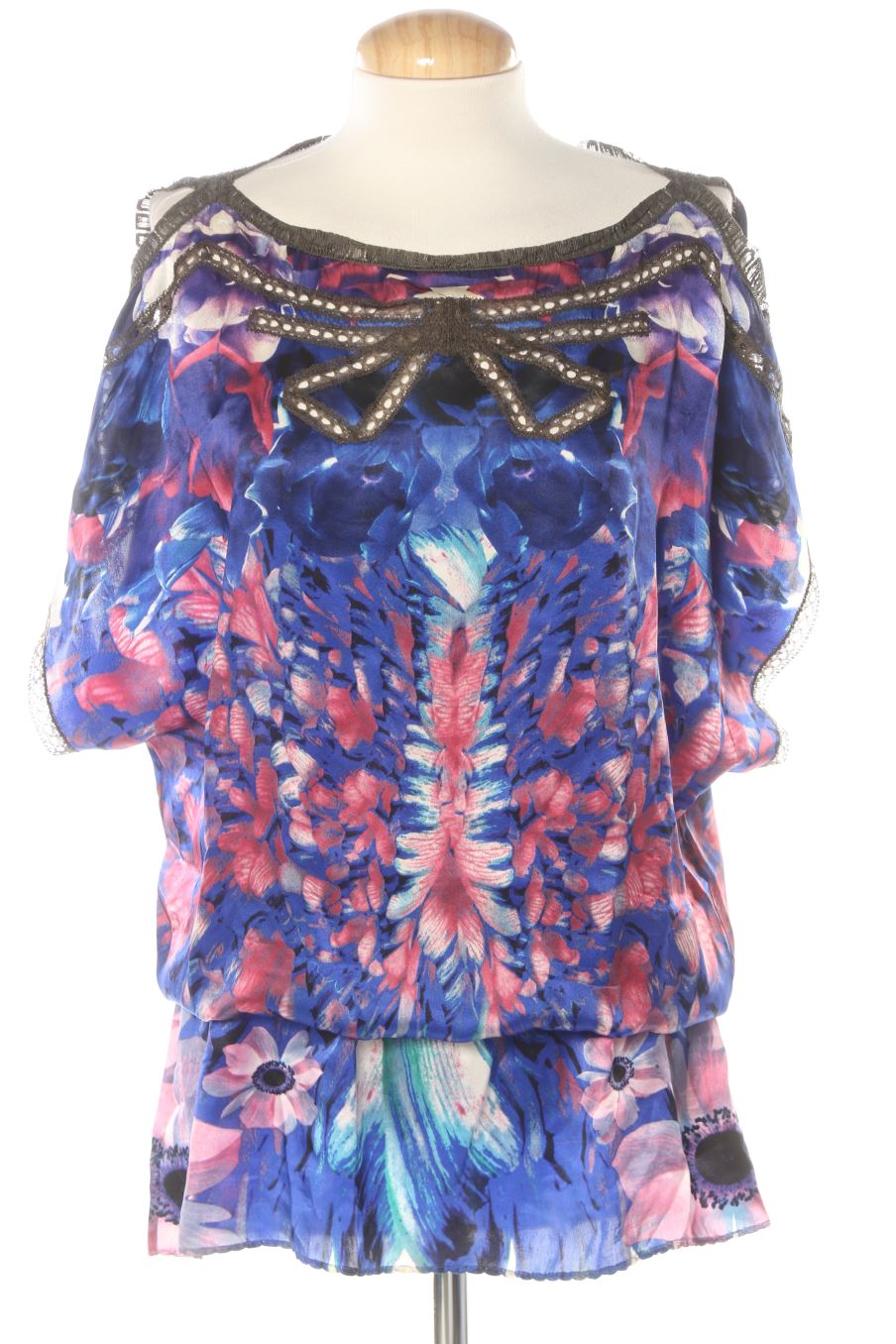 Blusa a maniche corte de Custo Barcelona de la talla S, de color blu