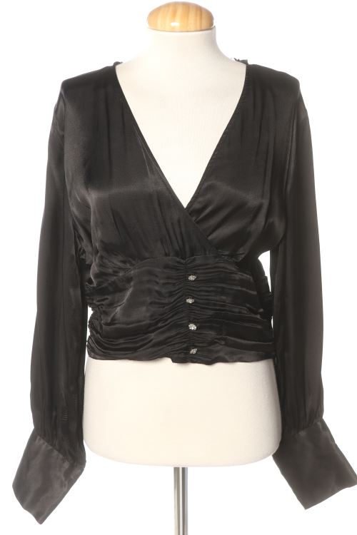 Blusa a maniche lunghe