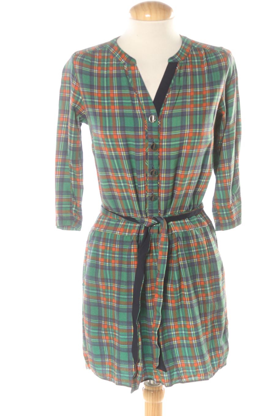 Robe casual El ganso de la taille 36, de couleur carreaux