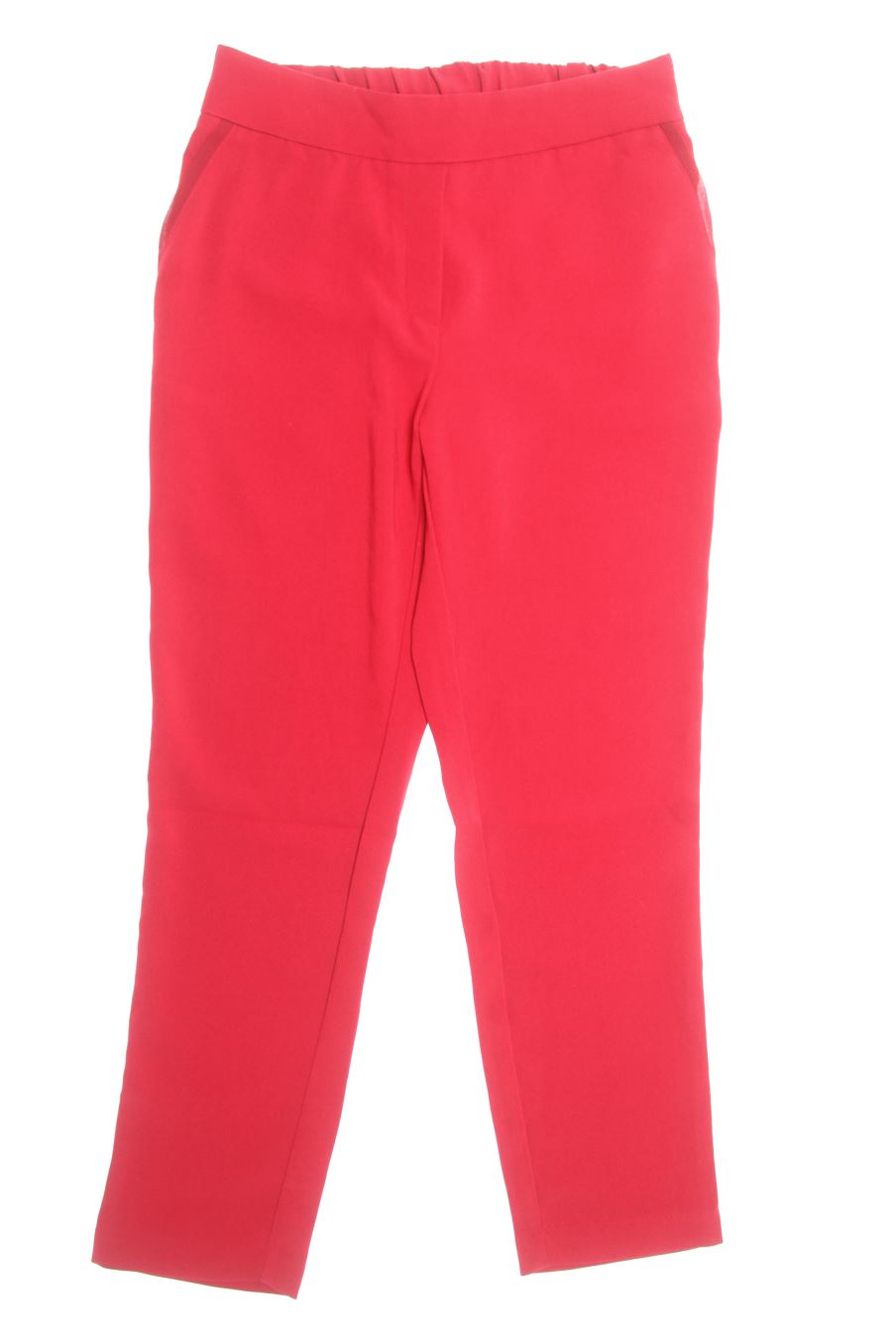 Pantalón Casual de Cortefiel de la talla S, de color burdeos
