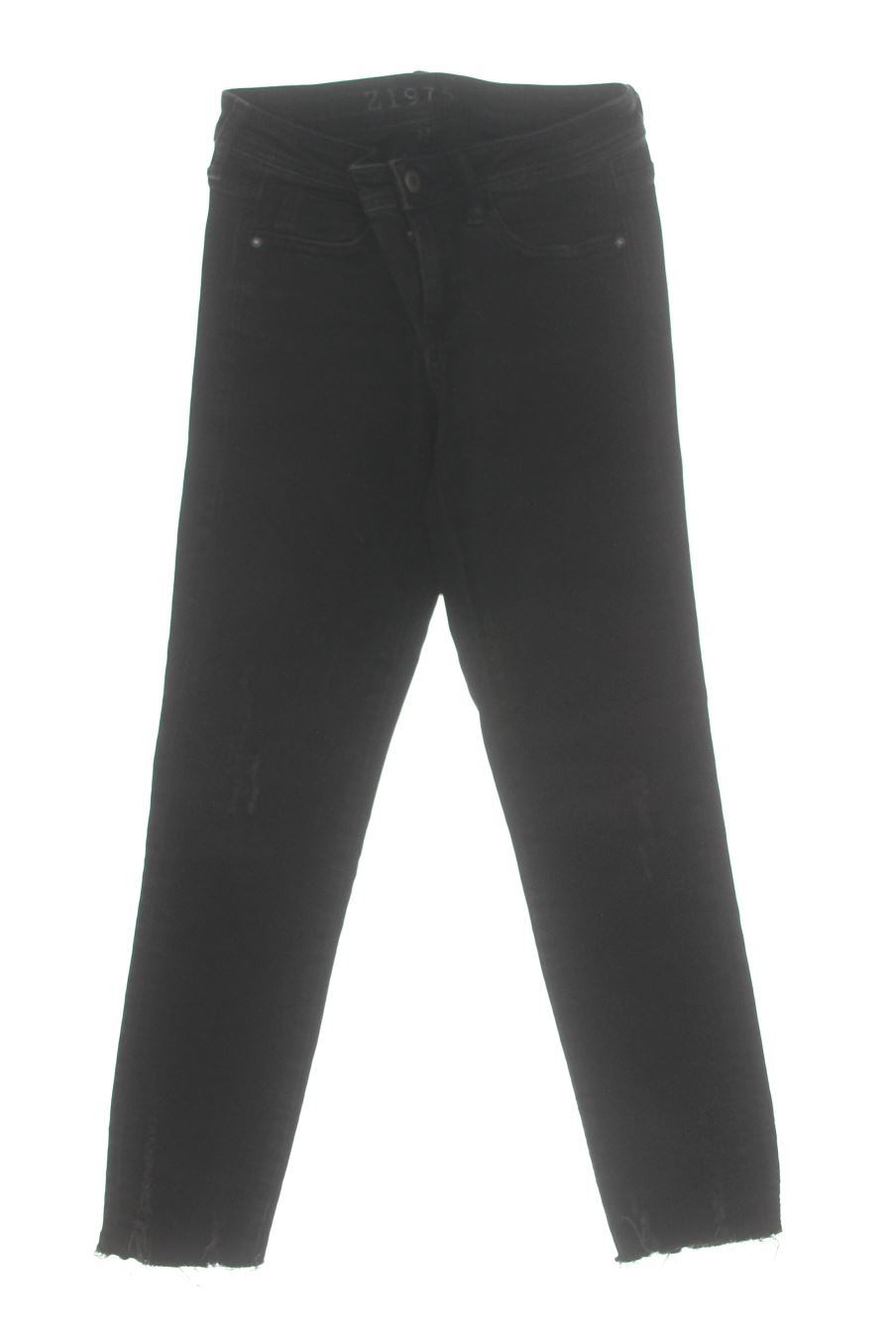Vaqueros de Zara de la talla 36, de color negro de ropa vaquera