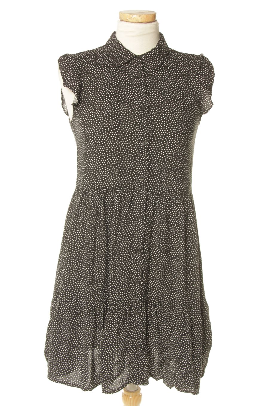 Vestido casual de Stradivarius de la talla XS, de color negro