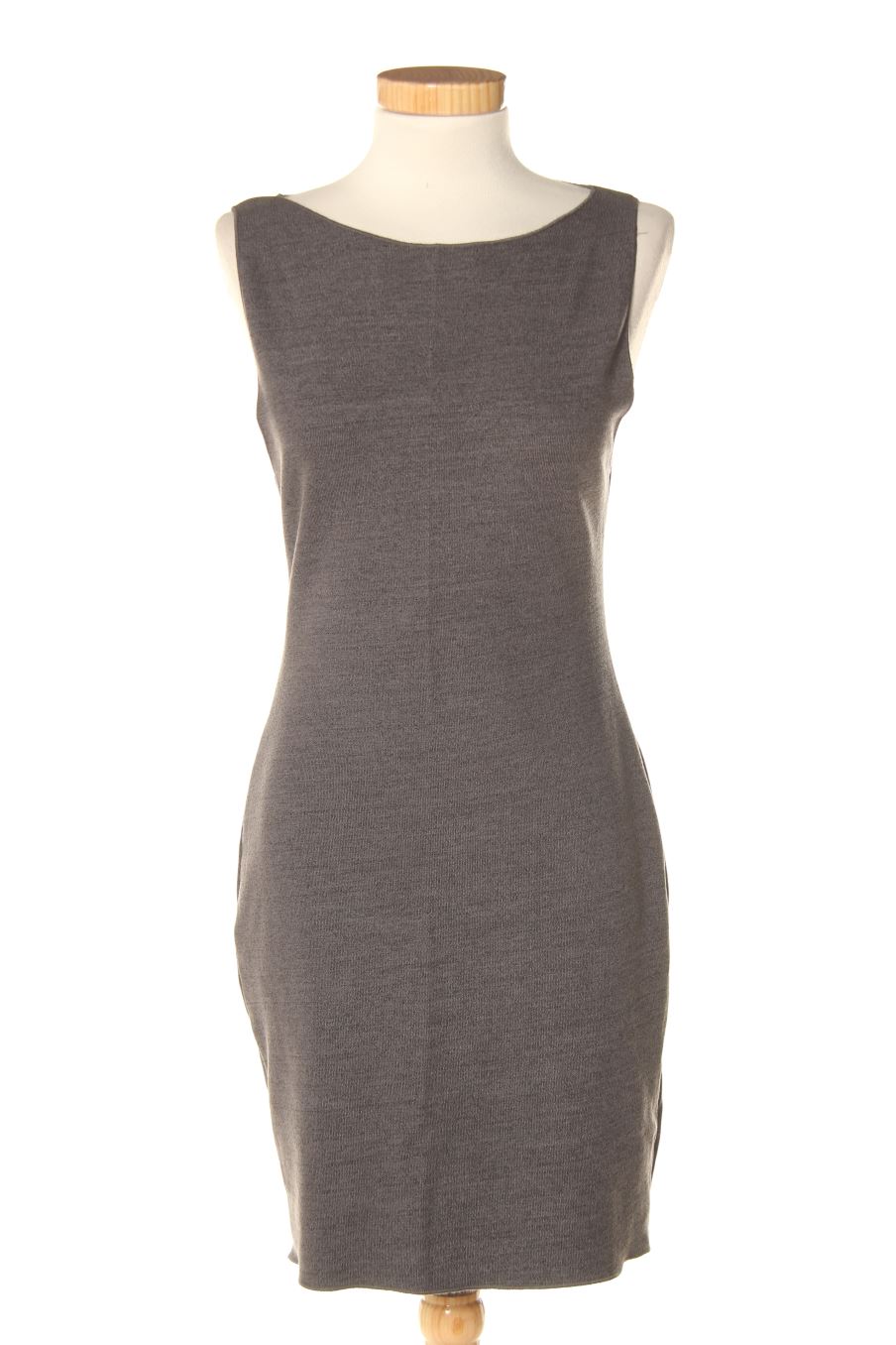 Vestido casual de Zara de la talla L, de color gris