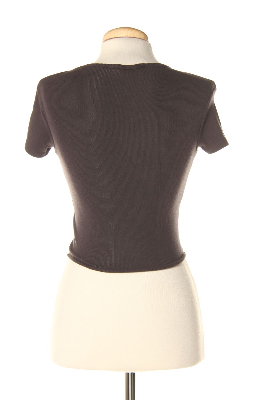T-shirt Bershka de la taille XS, de couleur gris
