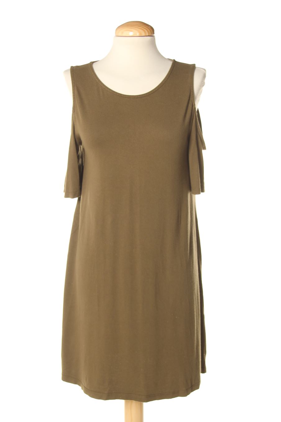 Robe casual Pull & Bear de la taille M, de couleur vert